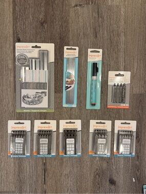 ImpressArt Metal Stamping Jewelry Making Lot Stamps, Blanks, Bracelet Making NEW